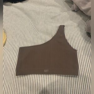 Set Active One Shoulder Bra